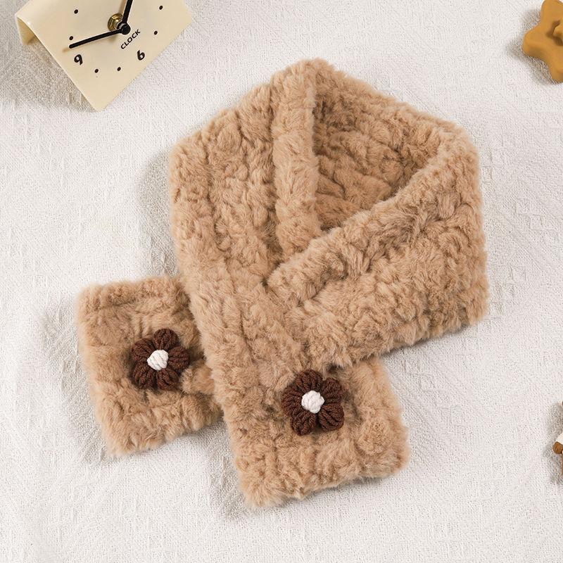 

Корейская версия Ins новый искусственный меховой шарф из кролика выдры женский зимний корейский вариант универсальный плюшевый протектор шеи милый и стильный