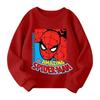 Boys and girls round neck plus velvet pullover printed top sweatshirt