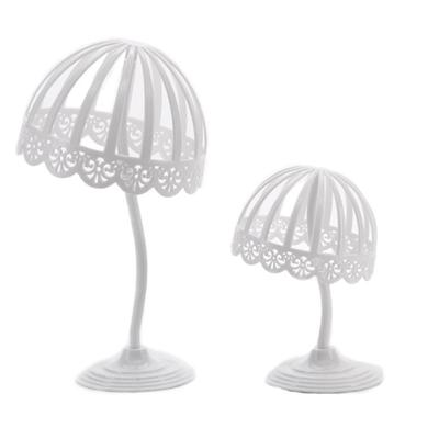 Support de casquette en plastique Support de chapeau dôme creux Nouveau Support d'exposition pour perruques Adulte