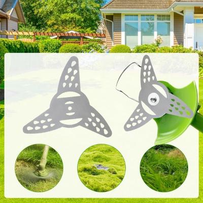 3 Teeth Grass Trimmer Cutter Heads Stainless Steel Weed Eater Head Parts Mower Parts  Weed Eater