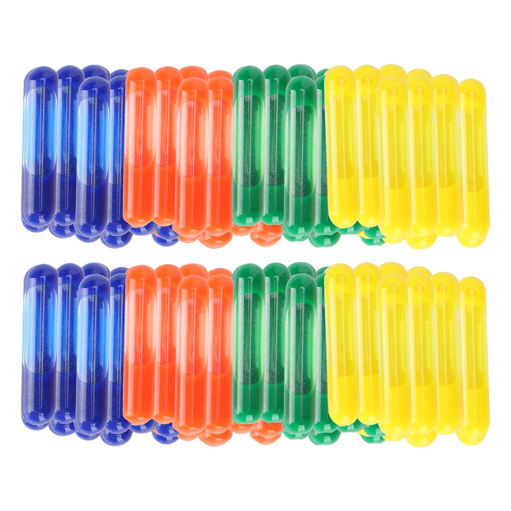 100pcs Multicolored Glass Aquarium Landscaping Ornament Fish Tank Landscaping Accessories