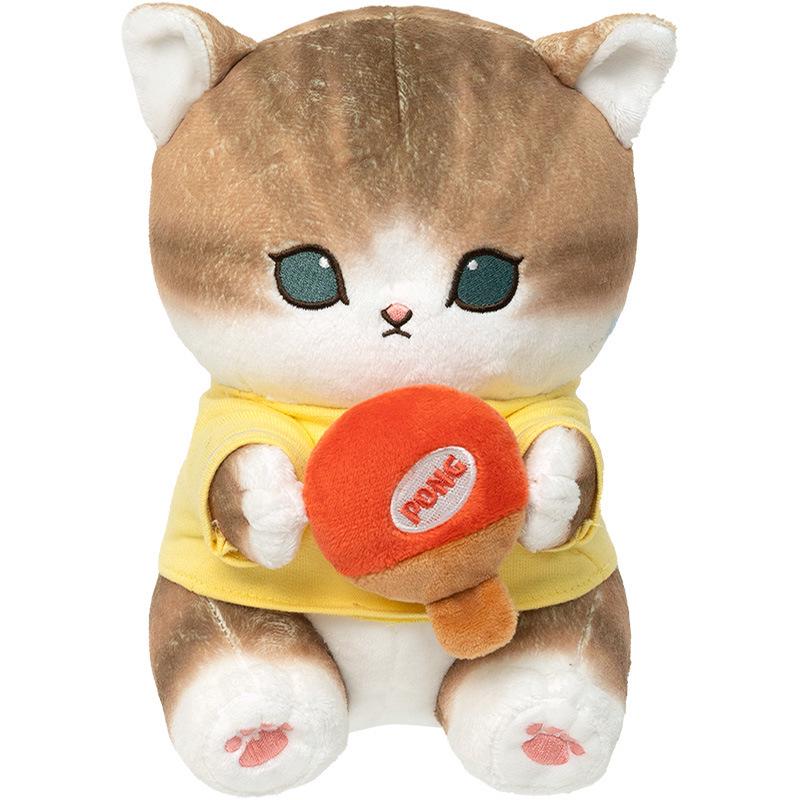 "Mofusand Shark Cat Plush Pendant – Cute Japanese Cartoon Bag Accessory"