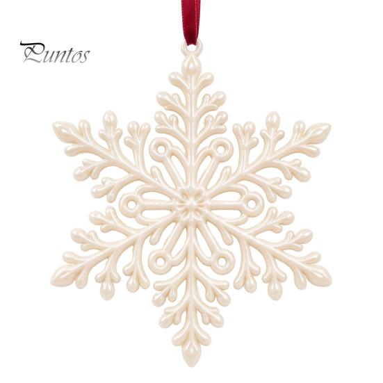 Portable Seasonal Ornament Christmas Snowflake Hanging Ornament, Decorative Xmas Tree Pendant, Shatterproof Decoration for Durable Festive Keepsake
