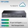 Tp-Link TL-SG3210 10-Port Gigabit Layer 2 Managed Switch CN Plug (adapter Included)