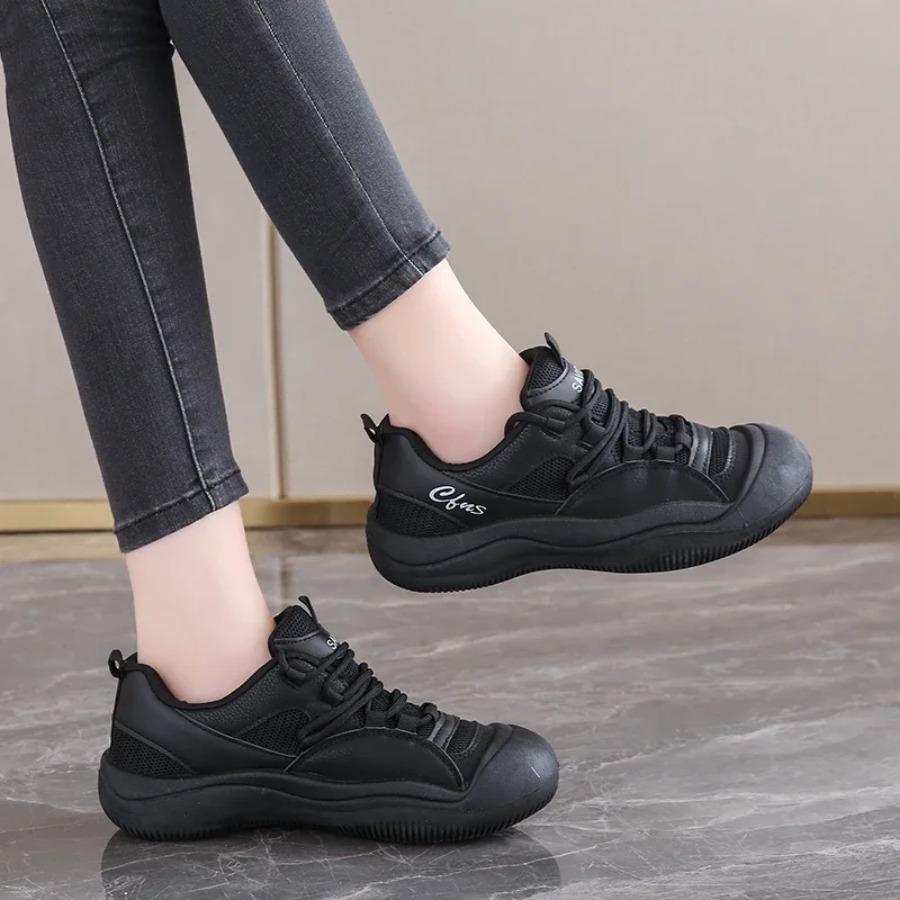 

2025 Autumn New Korean Canvas Shoes for Women, Breathable and Casual, Internet Celebrity Street Photography, White Shoes shoes 40 чорний