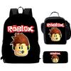 Roblox Printed Backpack, Children'S And Elementary School Bags