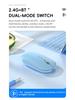Rechargeable Silent Dual-Mode Bluetooth Wireless Mouse for Gaming and Office Use