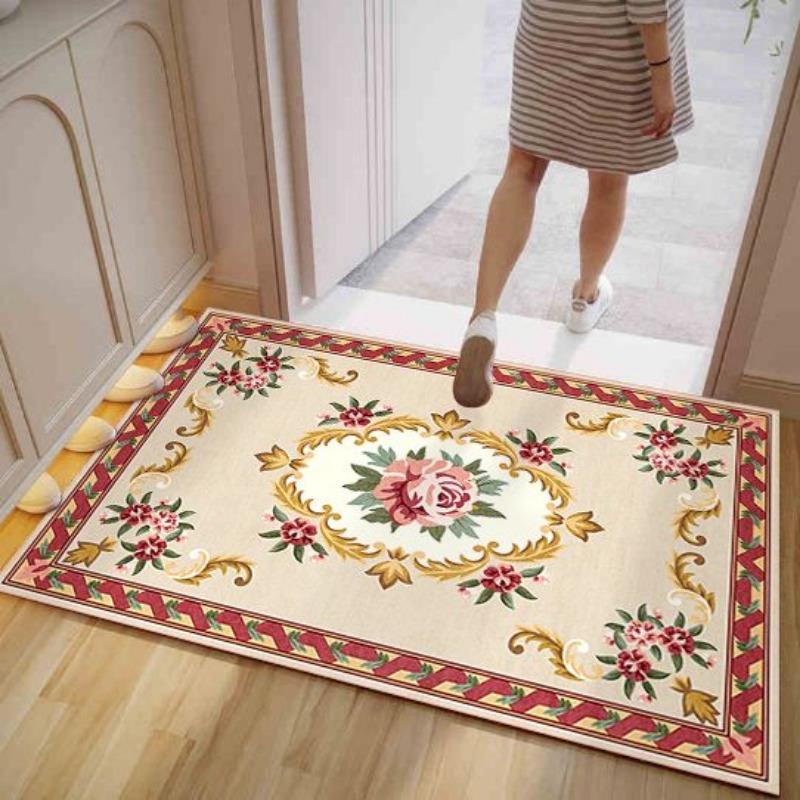 European Style Carpet Floor Mat Wear Resistant Bedroom Entrance French Floor Mat