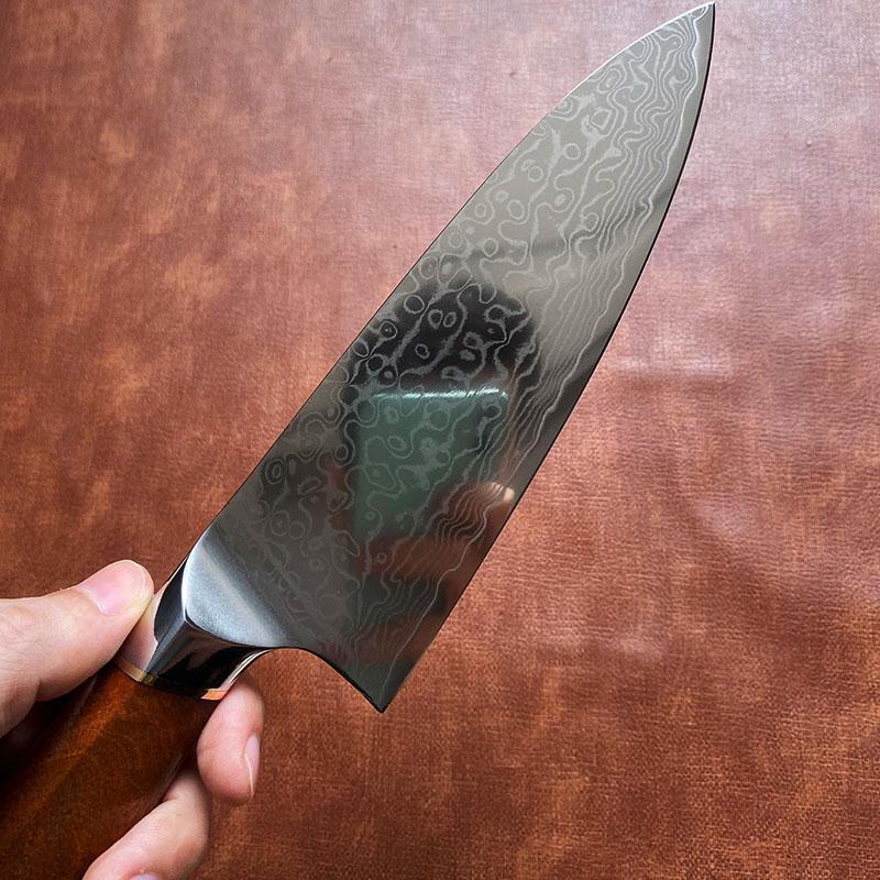 6.5 Inch Chef Knife Wood Handle 67 Layer Damascus Steel VG10 Blade Sharp Cleaver Slicing Utility BBQ Kitchen Knife Cooking Tools
