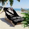 LADY GAGA Print Beach Towel, Large Soft Quick Dry Towel for Beach Camping Swimming