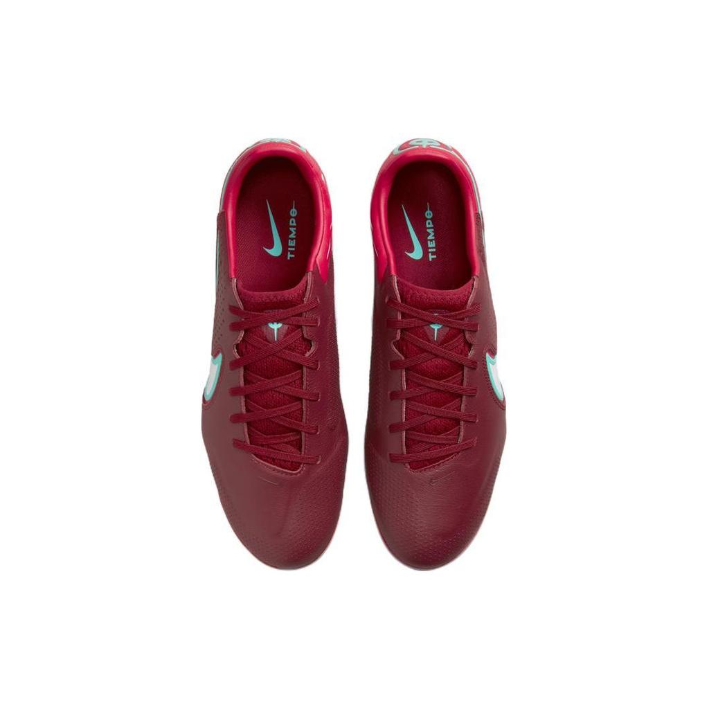 Nike Legend Essential Legend 9 Pro Lace AG (Rubber Short Stud) Slip Resistant Durable Support Soccer Shoes Men Soccer Shoes Red Orange DB0448-616