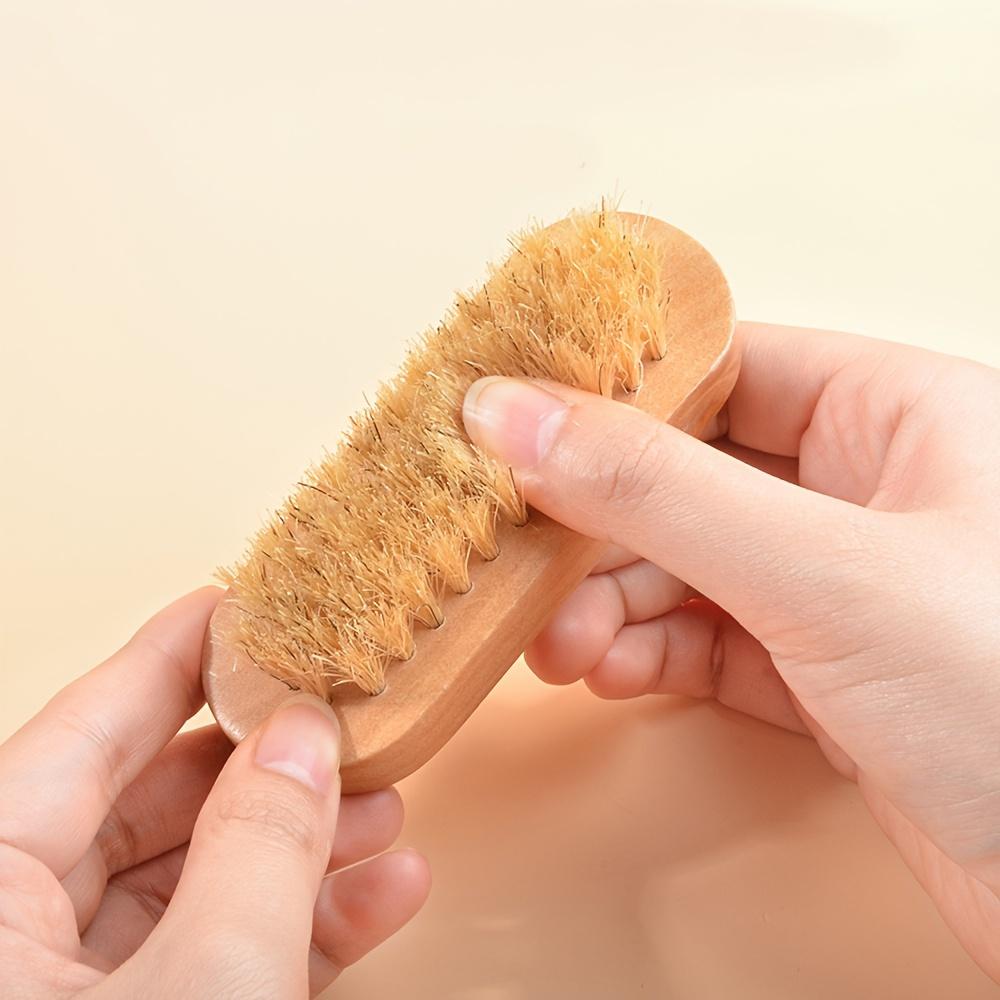 Wooden Nail Brush Two-sided Cleaning Nail Fingernail Brush Nail Scrub Brush for Hand Nails Toes for Hand Nails Toes Multifunctional Cleaning Brush