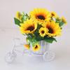 Simulationsblumen Dekorationen Rattan Blumenkorb Dreirad Fahrradmodell Heim Garten Hochzeitsfeier Dekoration Romantisch Und Niedlich