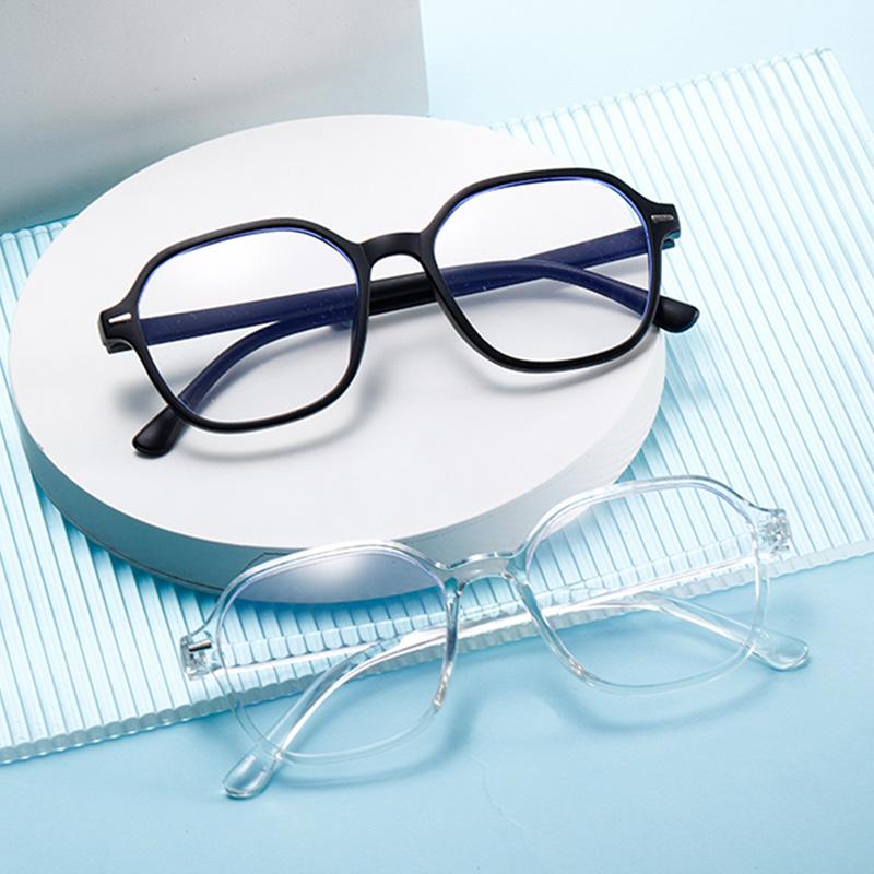 Blue Light Blocking Glasses Women Men Fashion Square Eyewear Business Leisure Female Male Clear Anti Radiation Filter Glasses