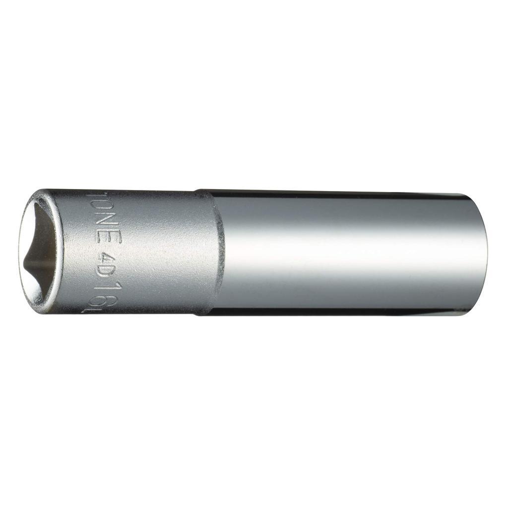 TONE Deep Socket Drive Angle Width across Flats 16mm (12 Square) HP4D-16L 12.7mm (1/2")