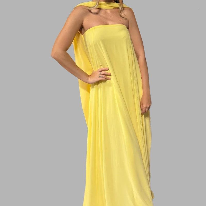 Primăvară, îmbrăcăminte europeană și americană pentru femei, rochie simplă și elegantă, culoare solidă, top tip bandă, rochie cu inserții