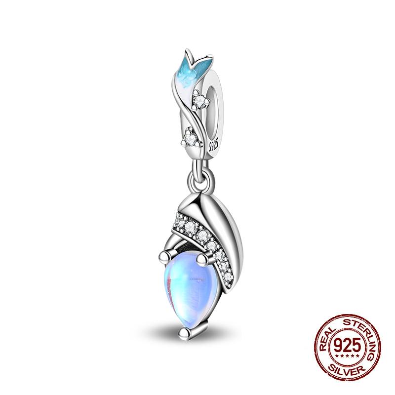 Summer Charms Copper Luminous Ocean Series Pendants Crab Whale Charms Beads Fit Original Bracelet Fine Diy Jewelry