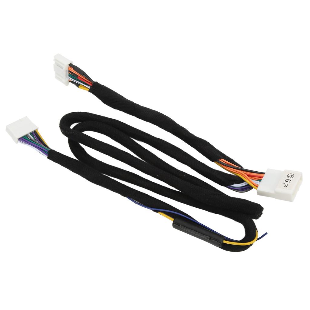 Kabelový svazek pro auto DSP zesilovač 12V 15A, stereo kabel pro rádio, stabilní přenos dat, náhrada