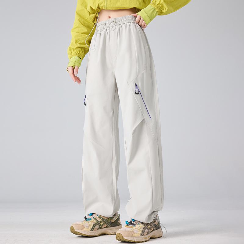 Pantalones de Senderismo Impermeables para Mujer para Exteriores Color Dopamina Ajuste Holgado Casual 2026