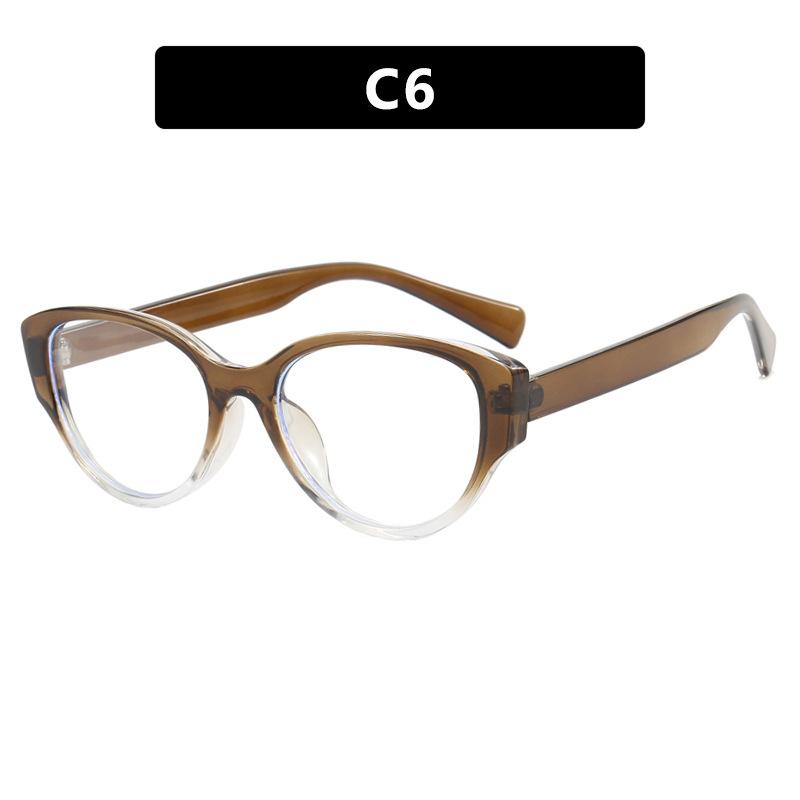 

2024 Новые женские очки оправа кошачий глаз бренд дизайнер компьютерные очки зелёный