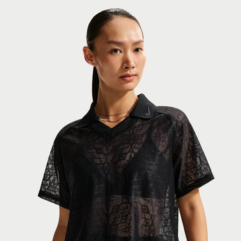 Nike Women's Loose Knit Polo Top