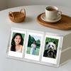 Mini Picture Frame for 2x3 Films, 3 Grid Clear Table Photo Frame for Mini Photo tant Film