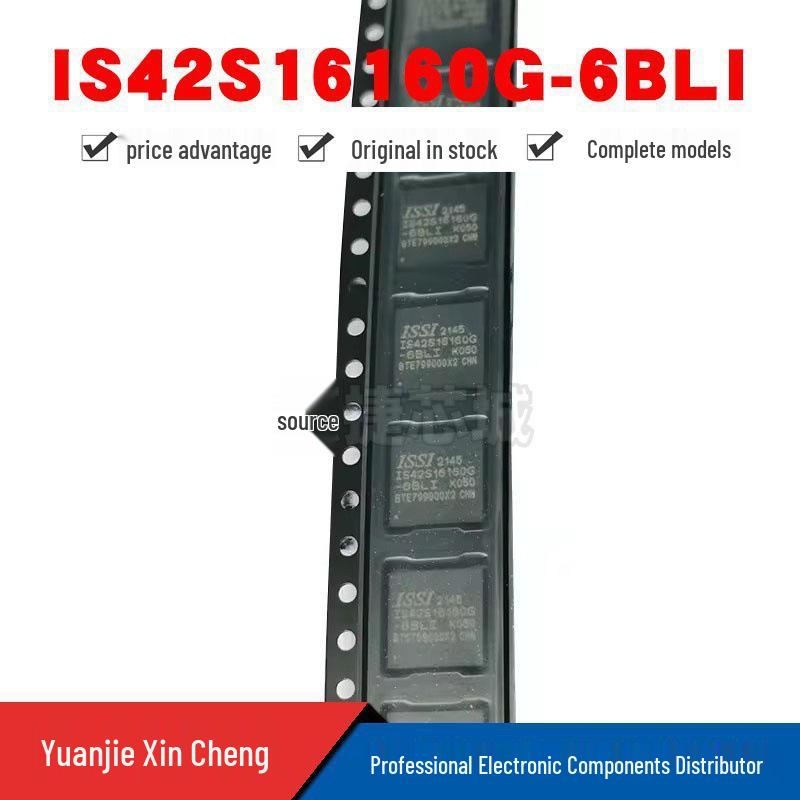 IS42S16160G-6BLI BGA-54 Surface Mount SDRAM Original Genuine Product