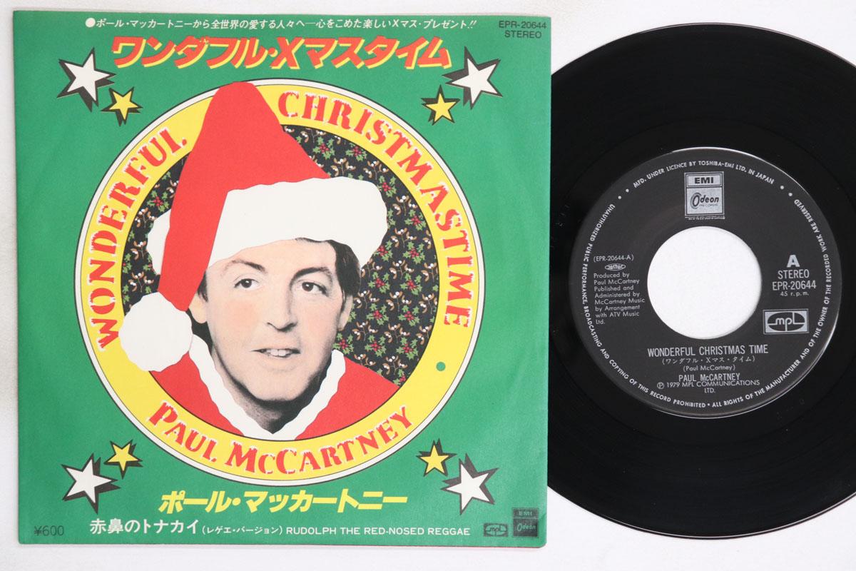 

7inch Record PAUL MCCARTNEY Wonderful Christmastime Rudolph T EPR20644 ODEON 1979 Japan Rock Used