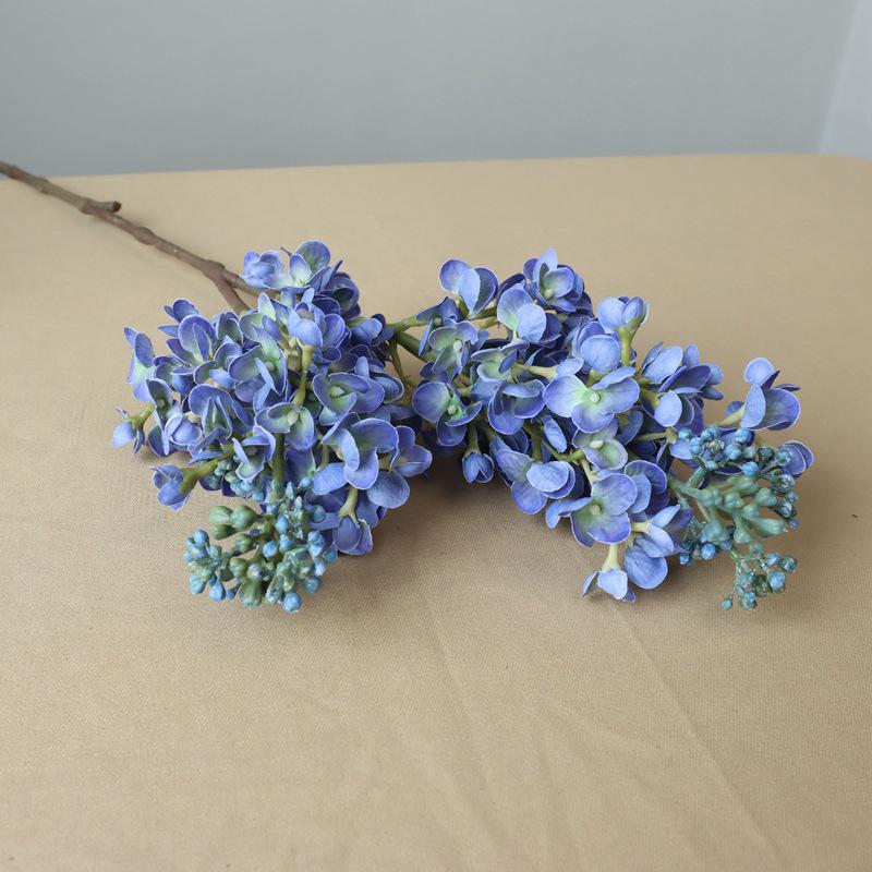 Gradient Color 3D Lilac and Hydrangea Flower Arrangement for Weddings