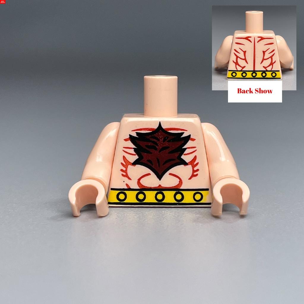 5pcs/lot MOC Bricks Torso Suit Body Wear Arms Hands Muscle Chef Cloth Educational Building Blocks Assembled Toys Plastic Dolls