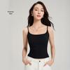 LCsanyp Damen figurbetontes Trägertop mit integriertem BH