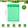 Grape Protection Bag, Organza Bags with Drawstring, Fruit Protection Bag, Reusable Organza Grape Protection Bag, to Protect Against Wasps, Birds (Gras