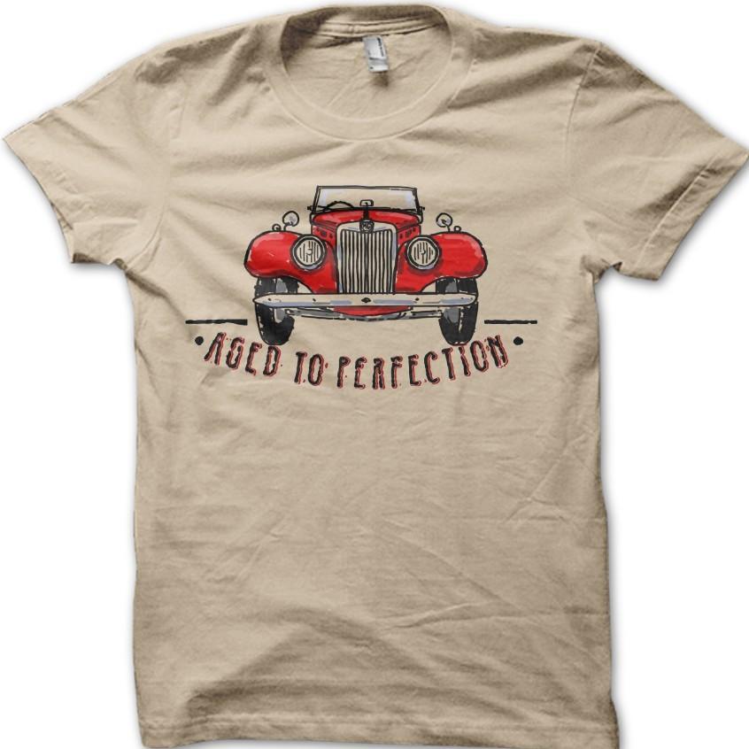 

MGTF Aged To Perfection Classic Retro Motorsport Vintage Car T-Shirt 06182 L