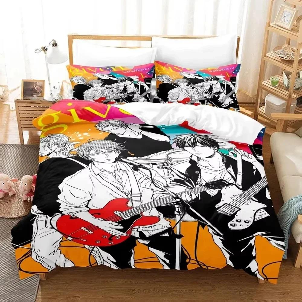 

Given Beding Set Printed Bed Linen Set With Pilowcase Bed Soft Duvet Cover Soft Single Double Quen Super King-Sized Dimensionsd Dimensions funda 135*200cm Eu-Single