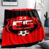1Pc 24 Erzincanspor Print Flannel Blanket High Quality Warm Comfortable Cover for All Seasons Perfect for Gifts Home Decor