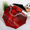 Red Bulls Basketball Umbrella 8-Frame for Travel, Camping, Casual Lightweight Portable Umbrella, Essential for Every Family Holidays Gift