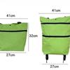 Foldable Portable Storage Bag Reusable Supermarket Sack Telescopic Pull Rod Waterproof Bag Large Loadbearing Ecofriendly