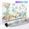 New P-Pokemons Mousepad Aesthetics Deskmat Kawaii Gaming Mats Computer Offices Tablerug Gamer Nonslip Mouse Carpet Free Shipping