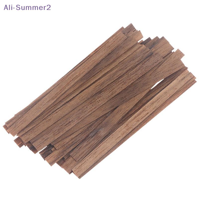 {Summer2} 50 szt. Akcesoria do pokładu modelu starożytnego statku Drewniane listewki Orzech czarny/Drewno wiśniowe/Klon/Teak/Sapele