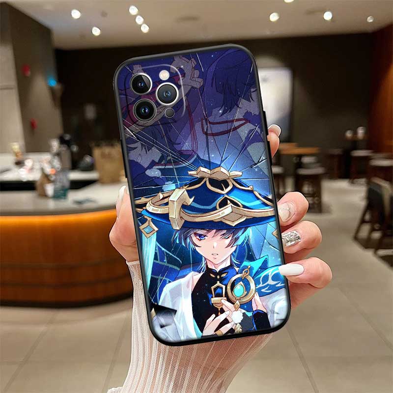RE33 Genshin Impact New High-End Shell Phone Case for iPhone SE X XS XR 16E 17 11 Pro Max 8 7 6 6s Plus Air