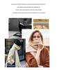 Women's 100% Pure Cashmere Hollow Design Neck Warmer - Solid Color, Early Autumn Style, Outdoor Cold Protection, Knitted Gaiter.