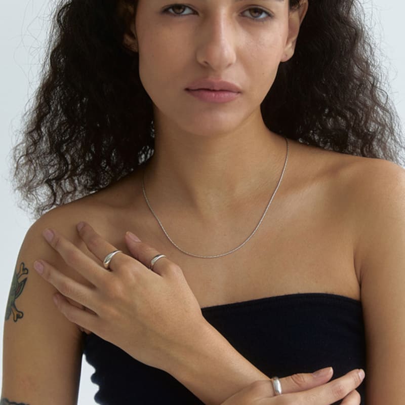 mimesi Rope Snake Chain Necklace