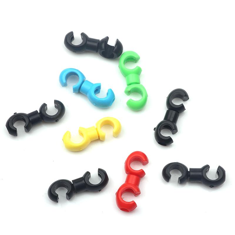 20pcs Bicycle MTB Brake Cable S Style Clips Buckle Hose Guide Bike Cross Line Clip Cycling