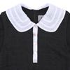 The Coffee Bean   Tea Leaf Black Lace Frill Dress Bz24op03bk