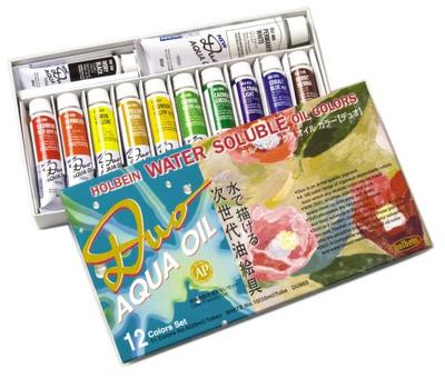 Holbein Aqua Oil Color DUO DU903 20ml 12-Color Set 23903