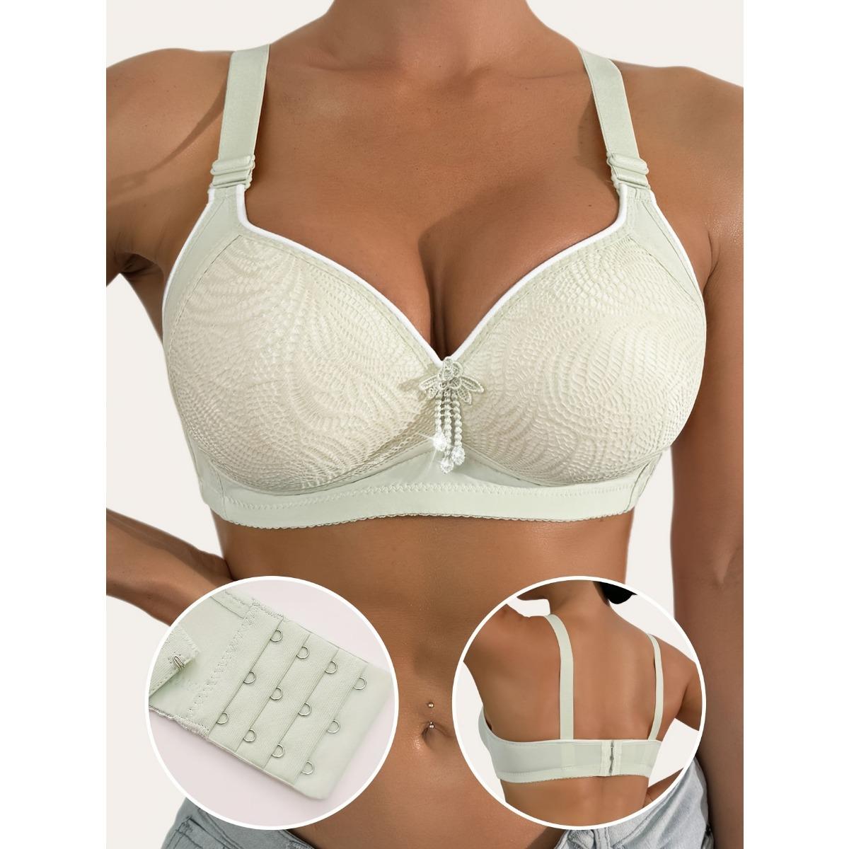 

Женский беспроводной спортивный бюстгальтер - Улучшенная поддержка, Регулируемые плечевые лямки, Удобная повседневная носка, Несъемные вкладыши 36/80