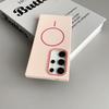 Samsung S26 Skin Sense Fine Ring Magnetic Mobile Phone Case Suitable for Samsung S25/S24 FE US Mobile Phone Case A17/A26