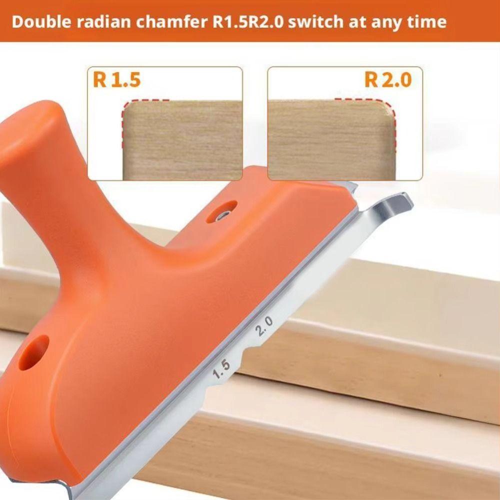 Steel Woodworking Edge Trimmer 3 In 1 Edge Trimmer Durable Chamfer Woodworking Tool  Veneer