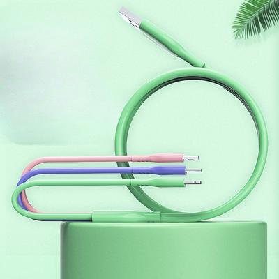 Applicable To 6A Apple Data Cable TYPE-C Mobile USB Android Charging Cable Super Fast Charging Cable One Tow Three