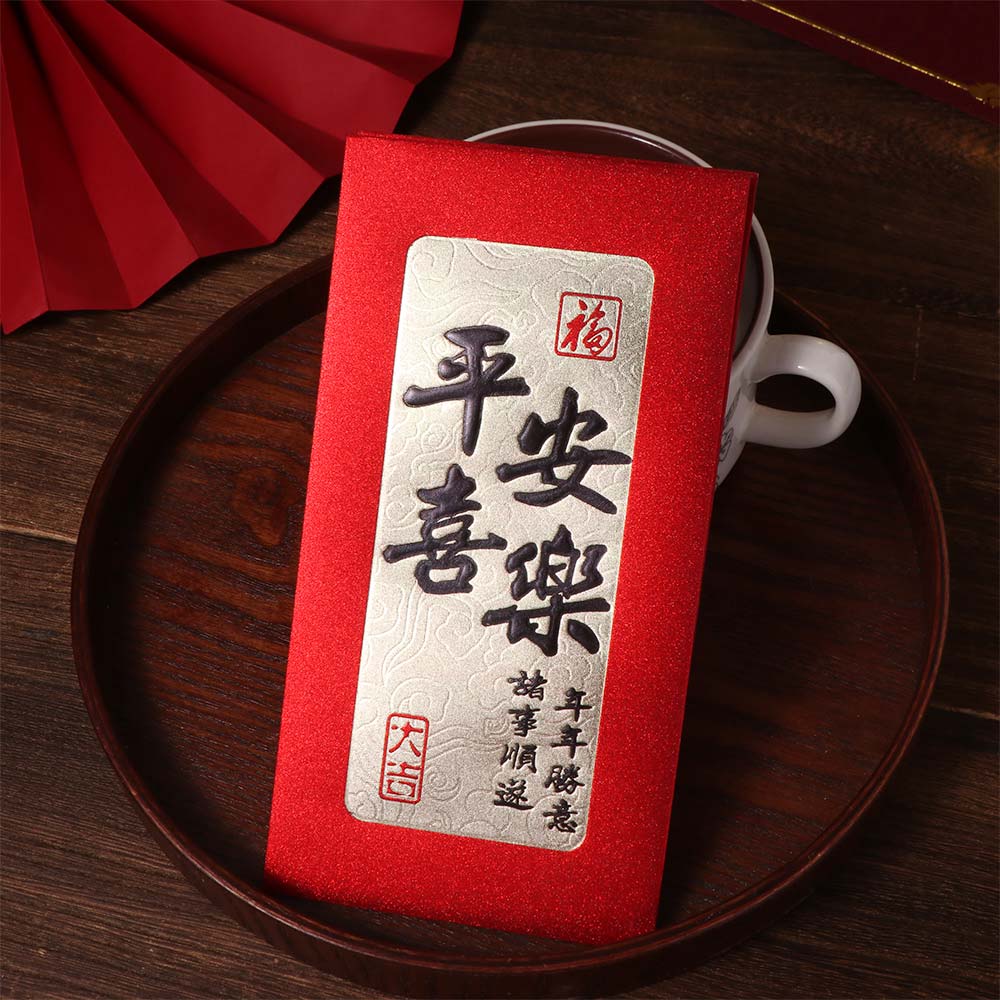 6PCS Red Pocket New Year Red Envelope Chinese Style Money Pocket Chinese New Year